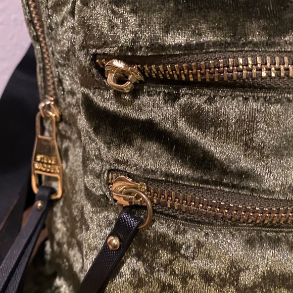 Green Velvet Steve Madden Backpack - Picture 6 of 8
